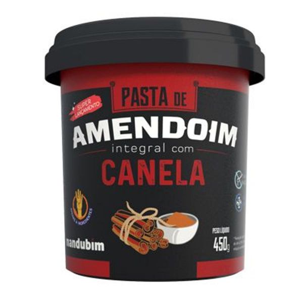 Pasta de Amendoim com Canela 450g - Mandubim