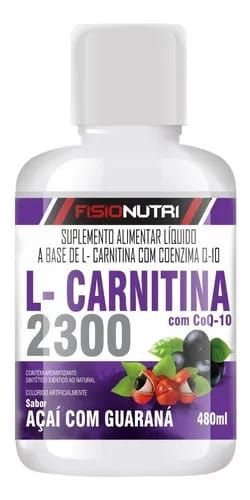 L-CARNITINA 2300 480ML GUARANÁ E AÇAÍ - FISIO NUTRI