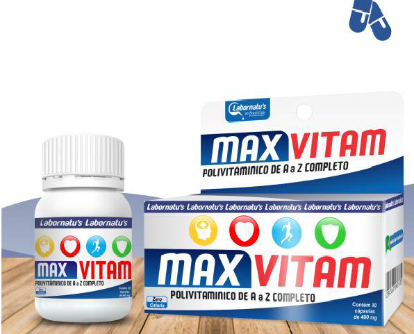 MAX VITAM multivitamínico de A a Z 30 capsulas labornatus