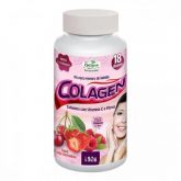 COLAGEN COM VITAMINA C E FIBRAS SABOR FRUTAS VERMELHAS180G