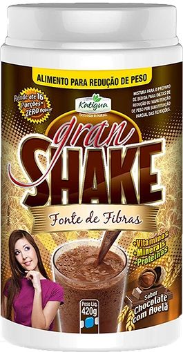 Gran Shake Chocolate com Avelã 420g - Katigua