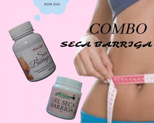 COMBO SECA BARRIGA 60 CAPSULAS + GEL 130G (FLORA CAPS - AMAZON)