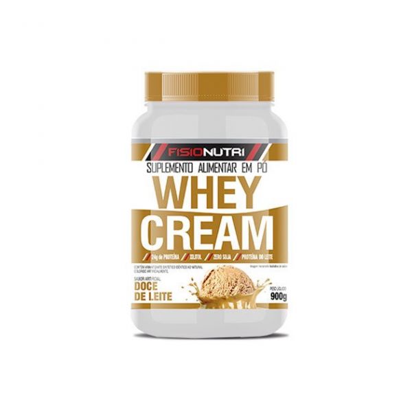 WHEY CREAM 900G DOCE DE LEITE FISIONUTRI