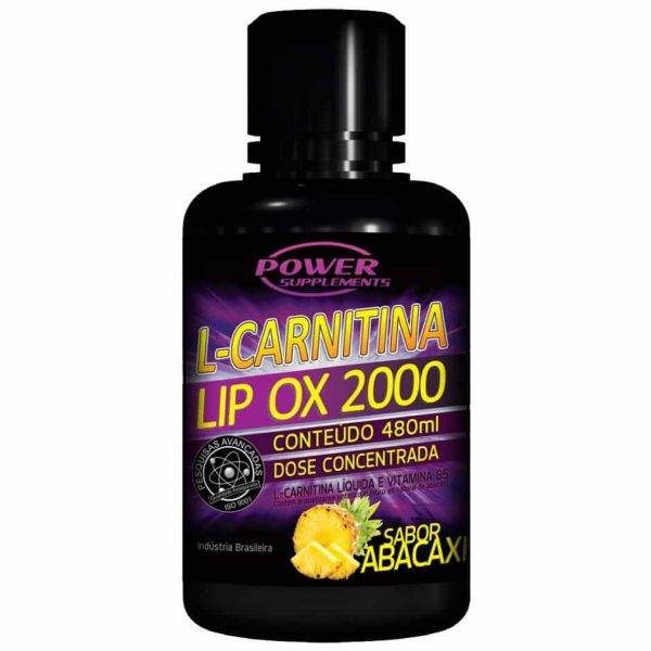 L-Carnitina LIP OX 2000   SABORES ABACAXI E LARANJA