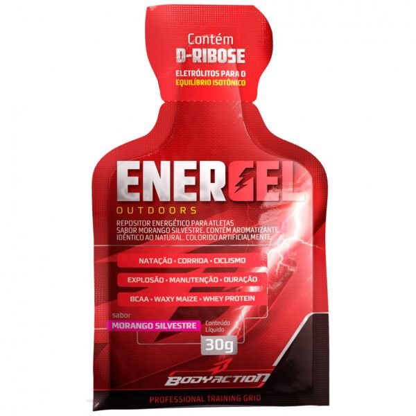 ENERGEL (SABORES, SACHÊ, 30G) C/ 10 UNIDADES