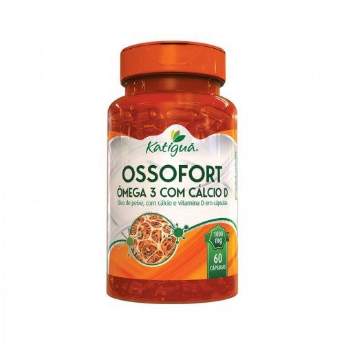 OSSOFORT (ÔMEGA 3, CÁLCIO E VITAMINA D) - 60 CÁPSULAS DE 1000MG KATIGUA