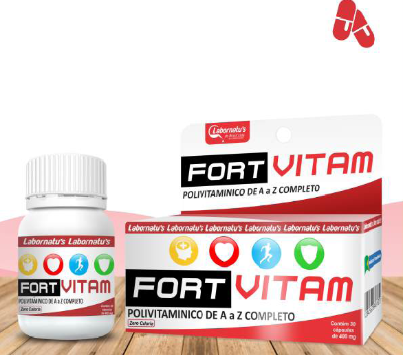 FORT VITAM multivitamínico de A a Z 30 capsulas labornatus