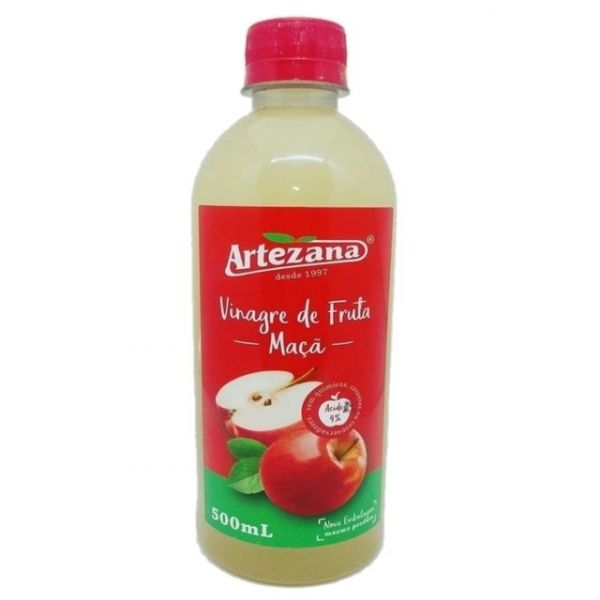 VINAGRE DE MAÇÃ NATURAL 500ML - ARTEZANA