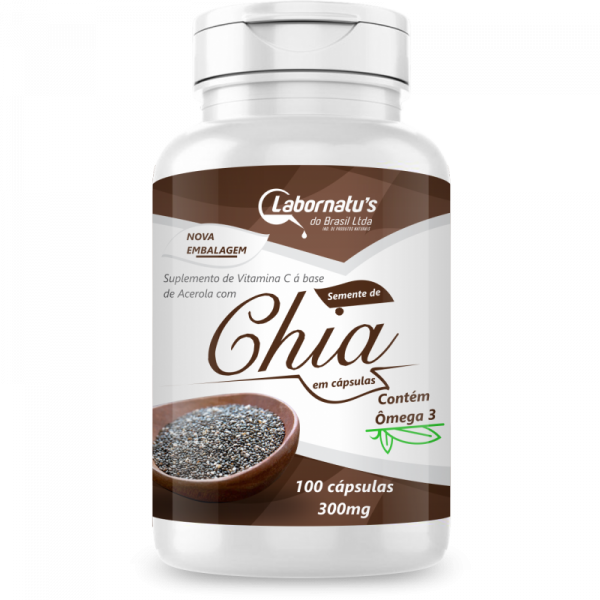 Chia - 100 cápsulas labornatus