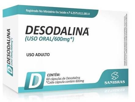 DESODALINA 600MG 60 CAPSULAS