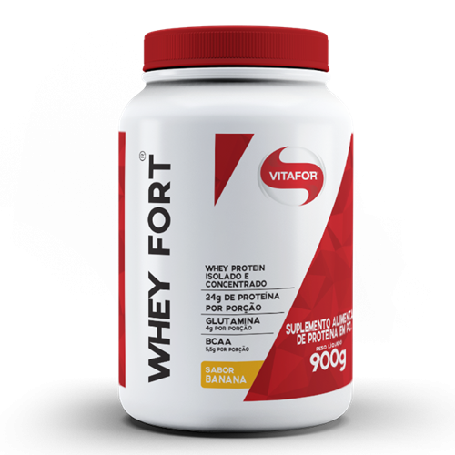 WHEY FORT BANANA 900G VITAFOR