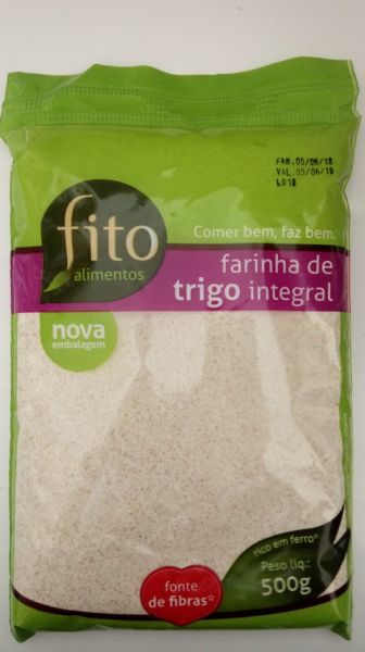 FARINHA DE TRIGO INTEGRAL    FITO 500g