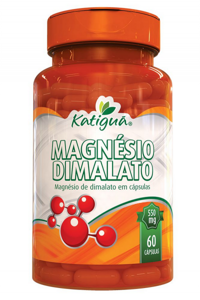 MAGNÉSIO DIMALATO 550MG 60 CÁPSULAS KATYGUA