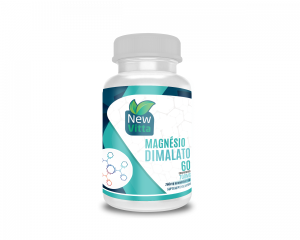 MAGNÉSIO DIMALATO 70MG 60 COMPRIMIDOS NEW VITTA