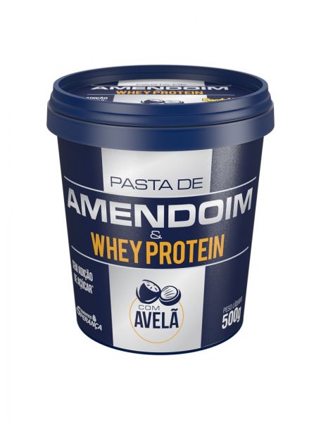 PASTA DE AMENDOIM C/WHEY PROTEIN 450G