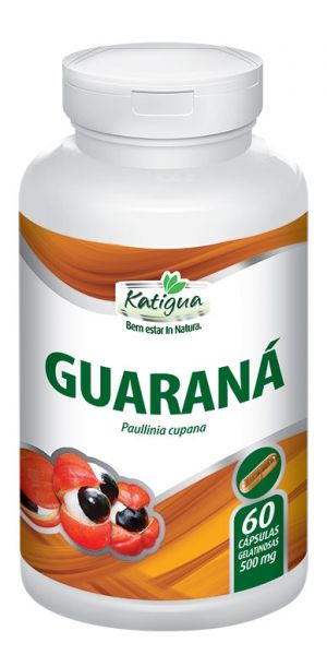 Guaraná 500mg 60 cápsulas - Katigua