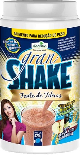 Gran Shake Maçã com Baunilha 420g - Katigua