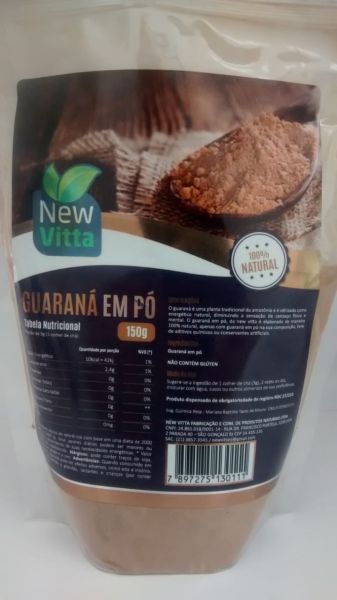 GUARANÁ EM PÓ 150G NEW VITTA