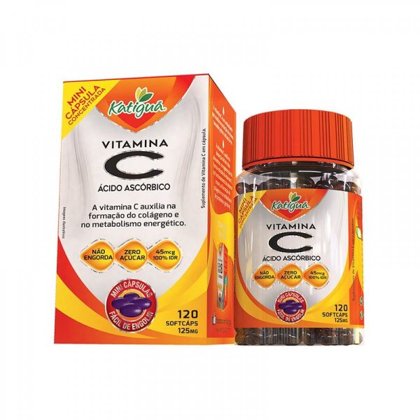 VITAMINA C 120 Mini Cápsulas Concentradas de 125mg katigua